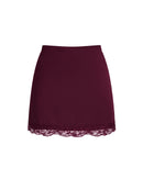 Audrey Skort in Burgundy