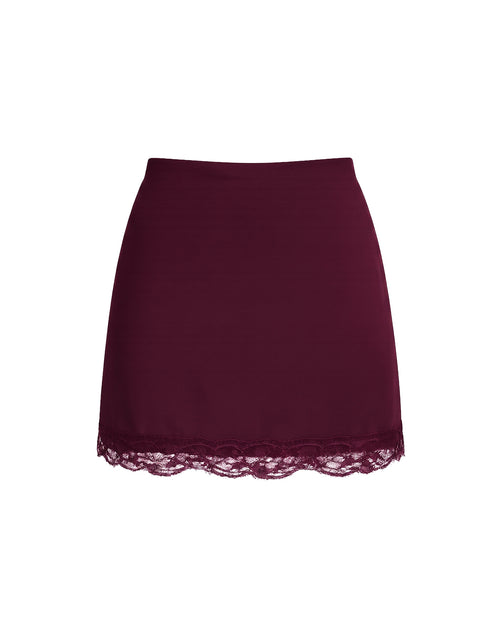 Audrey Skort in Burgundy