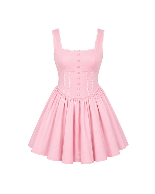 Aurora Princess Dress in Blush
