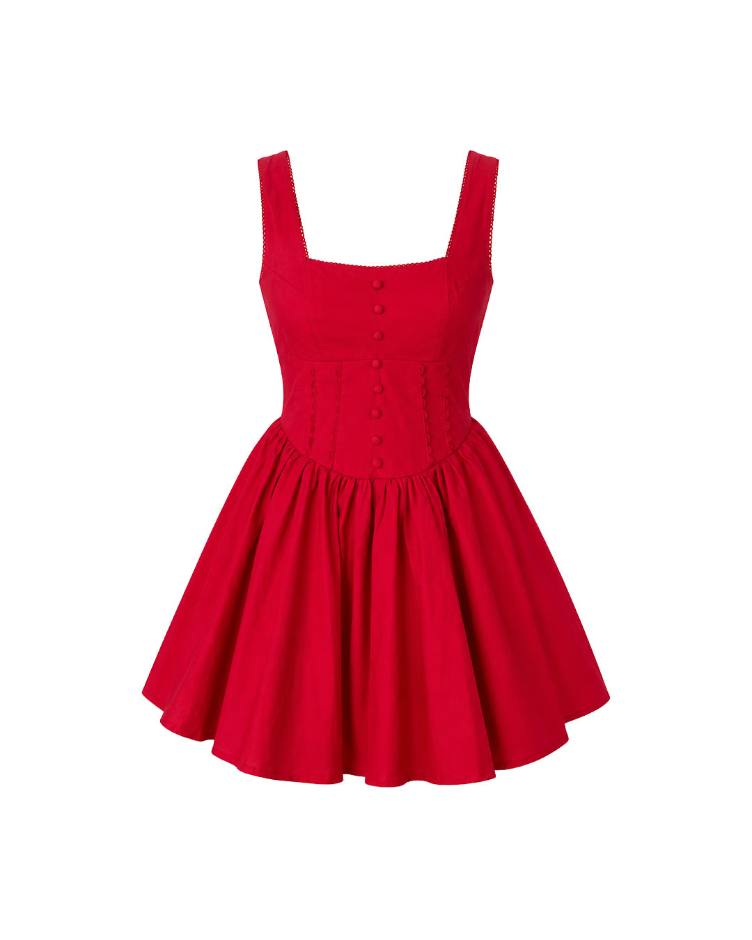 Aurora Princess Dress in Crimson
