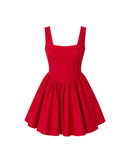 Aurora Princess Dress in Crimson