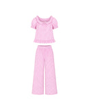 Sleepy Girl Set in Pink Gingham