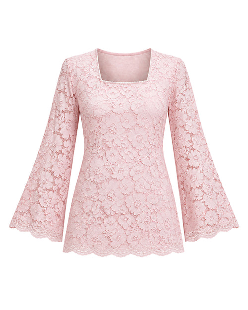 Masakali Farshi Suit Set in Chantilly Lace (2 Piece Set)