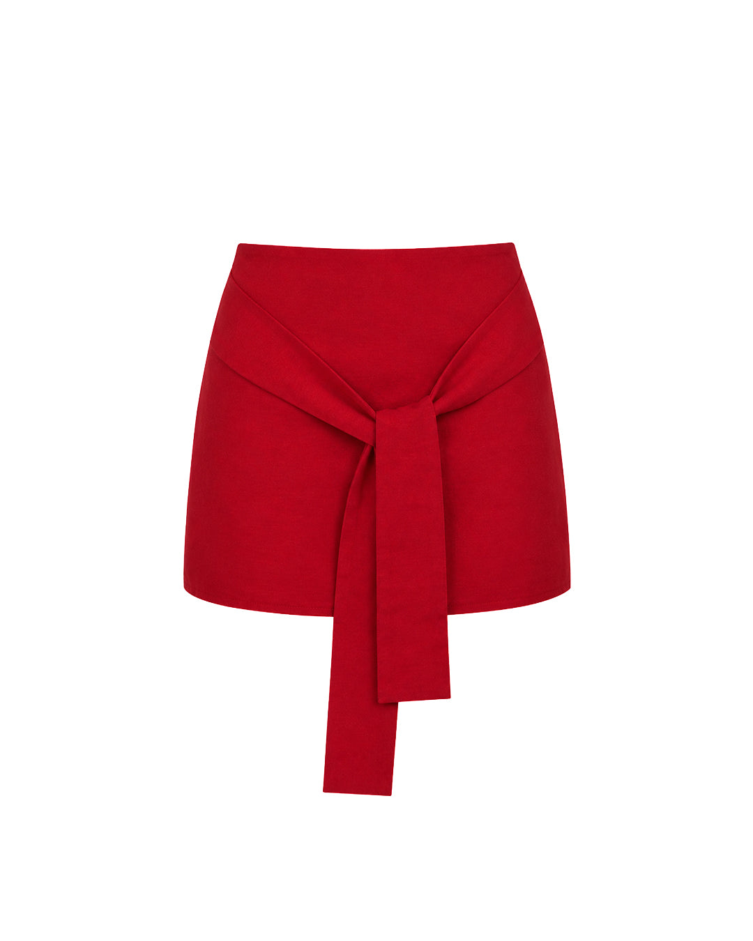 Eleanor Mini Skirt in Crimson