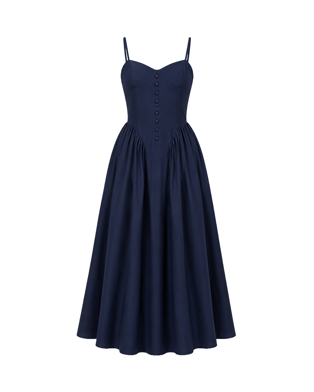 Rosalina Corset Princess Dress in Navy