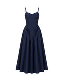 Rosalina Corset Princess Dress in Navy