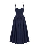 Rosalina Corset Princess Dress in Navy