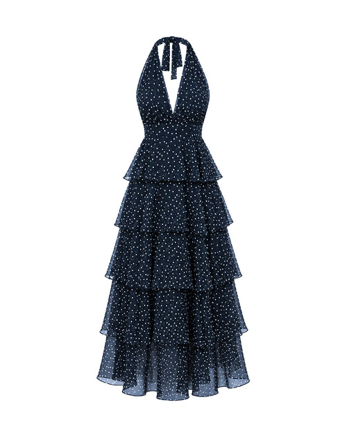 Arabelle Frill Dress in Polka Dot
