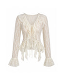 Juliette Ruffle Lace Top