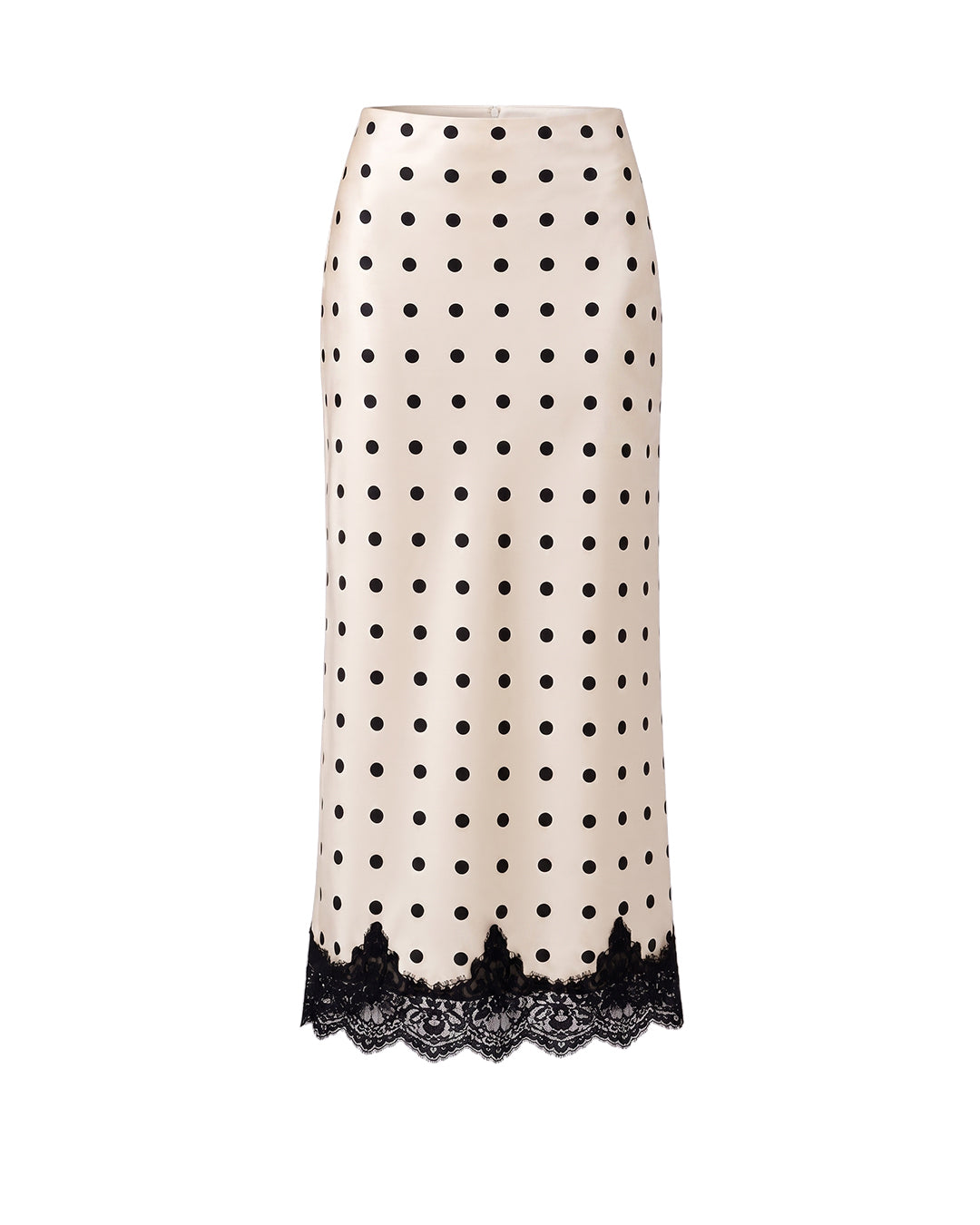 Celine Lace Skirt in Polka Dot
