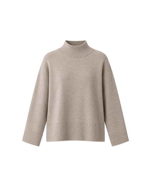Softest Oversized Pullover in Beige