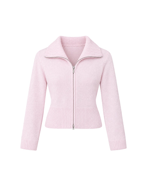Softest Knit Zipper in Blush