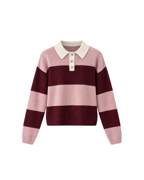 Cutest Striped Collared Knit