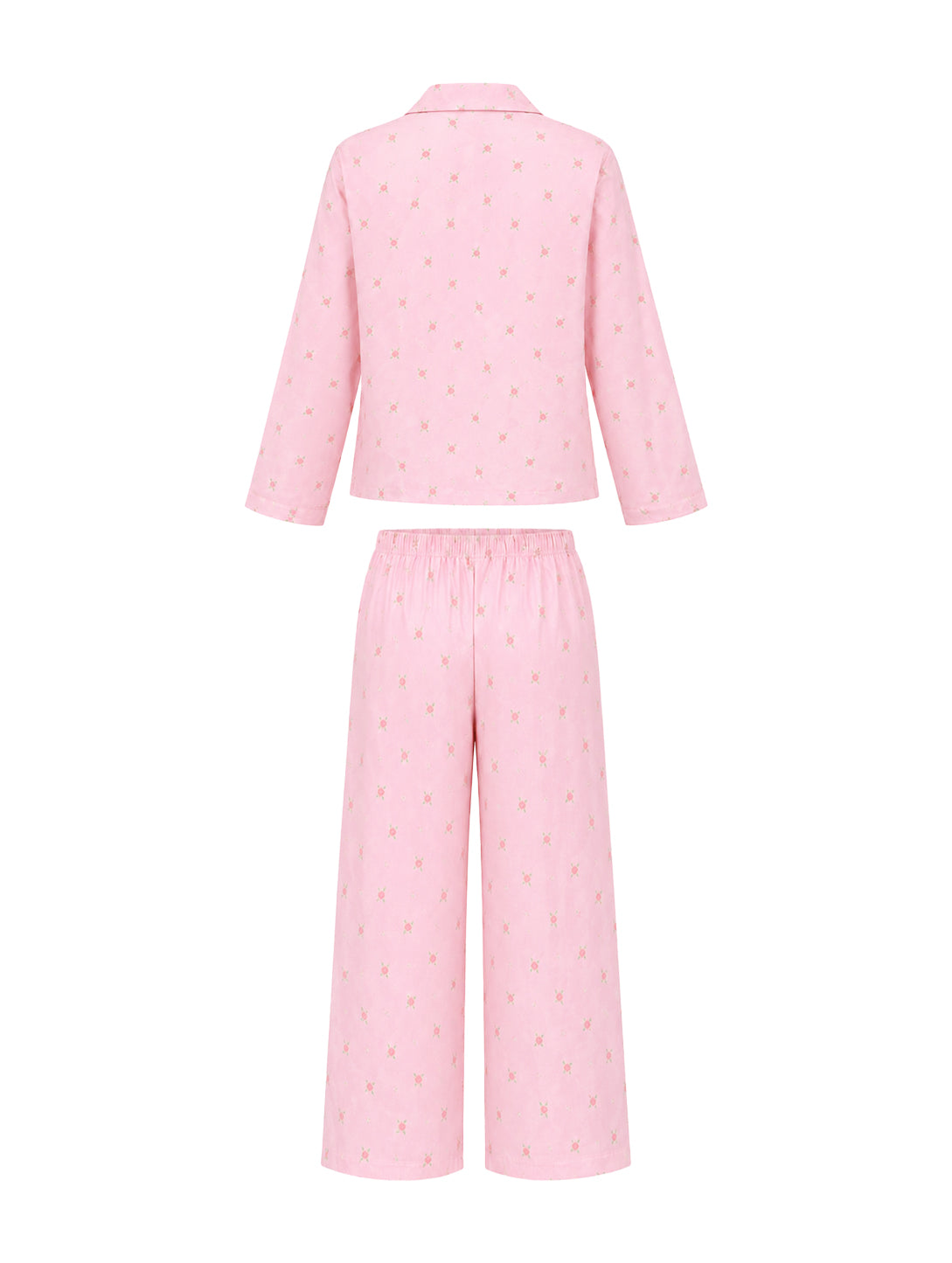 Amour Night Suit Set in Peony