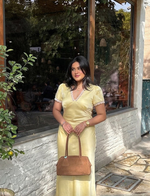 Eleanor Dress in Butter Yellow