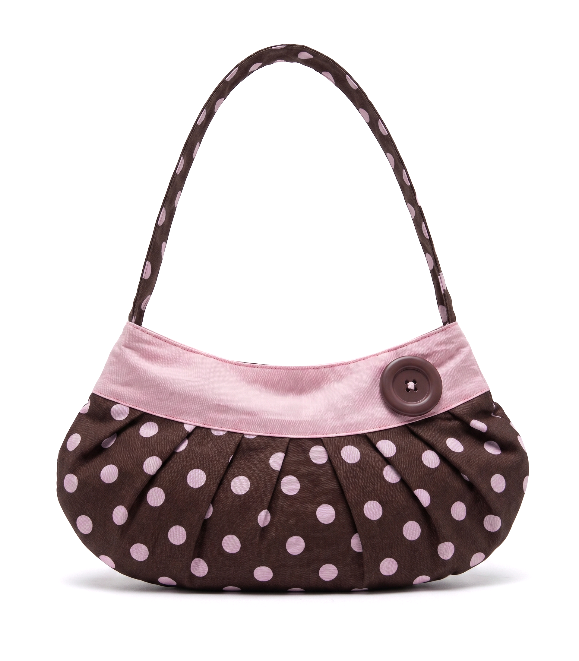 Lucy Bag in Brown Polka Dot-PREORDER
